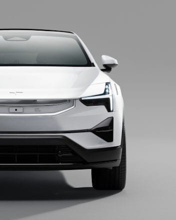 Polestar 3 in white front view